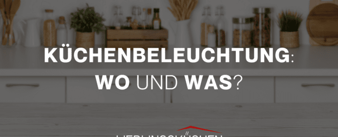 Küchenstudio Eine Küche mit den Worten kuchenbeleuchtung, wo und was?.