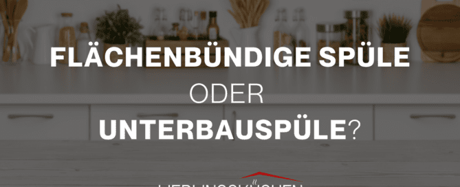 Küchenstudio Eine Küche mit den Worten flachbundige splue oder abbau?.