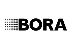 Küchenstudio Bora-Logo auf weißem Hintergrund.