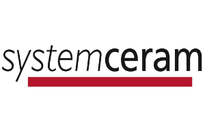 Küchenstudio Systemceram-Logo auf weißem Hintergrund.