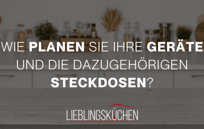 Küchenstudio Eine Küche mit den Worten planen sie die gerate und dajuge horgen stockdossen.