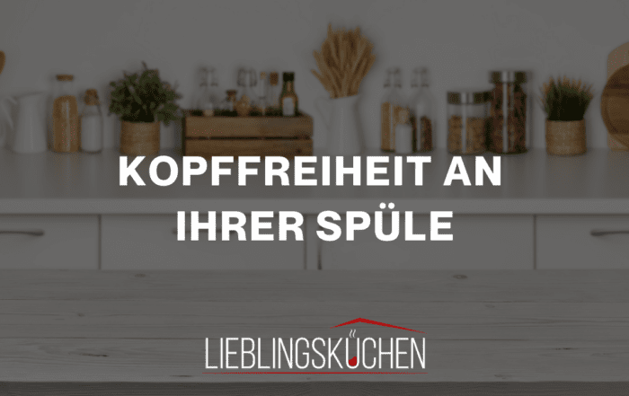 Küchenstudio Eine Küche mit der Aufschrift kopferfeit an ier splue.