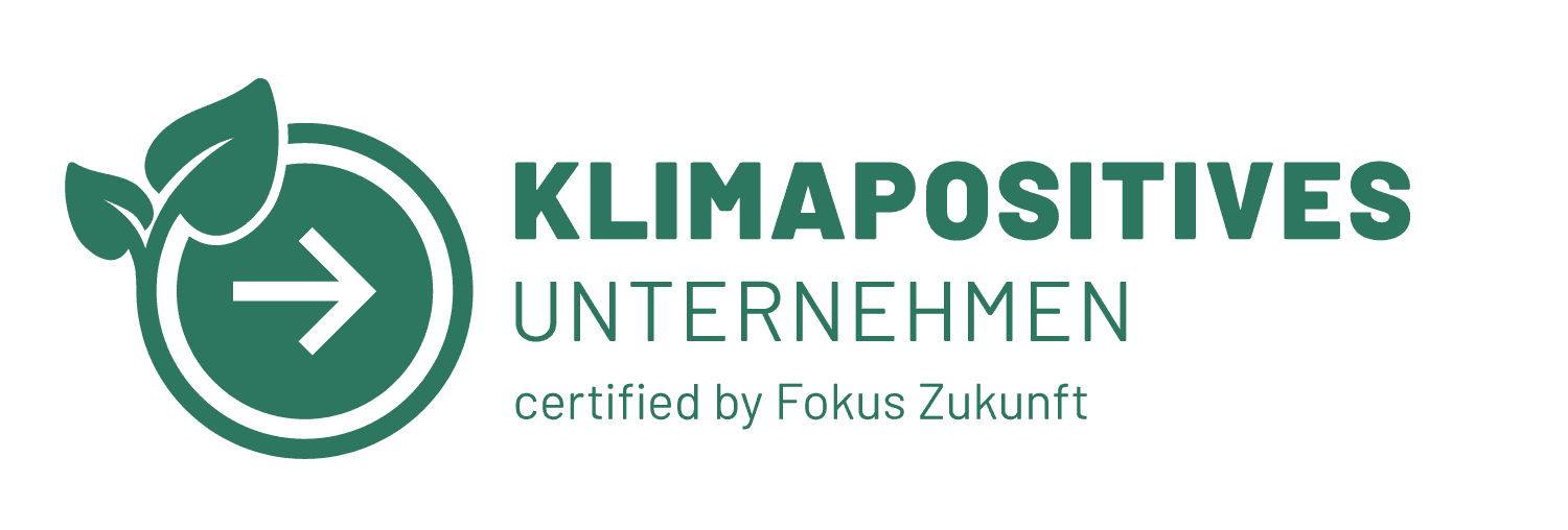 Klimapositives Unternehmen Logo