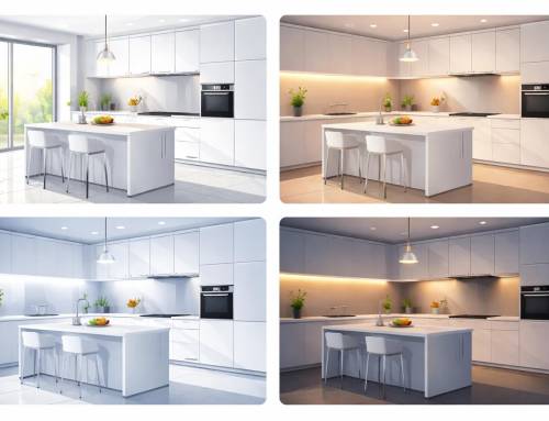 Weiße Hochglanzküche: Planung, Design & Pflegetipps