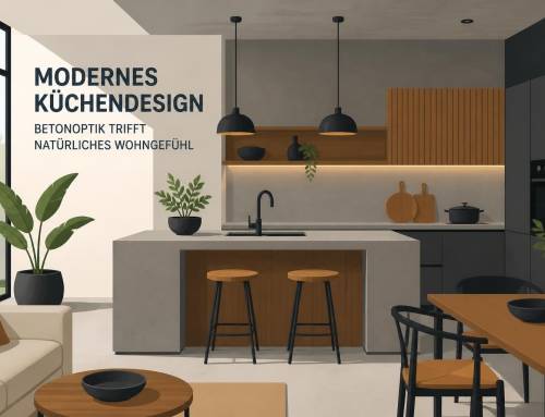 Betonoptik Küche: Materialien, Planung & Design-Tipps